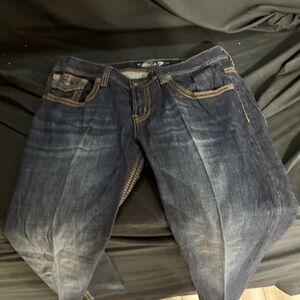 Men's Blue Jeans-seven7 men’s jeans-retro size 34x32-#574